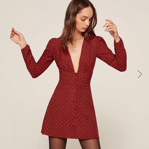 Reformation Elisabeth Dress 0 NWT in Dito